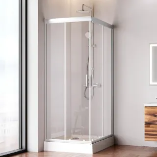 Душевой уголок AM.PM Gem W90G-403-100280-MT без поддона профиль хром 100х80 см